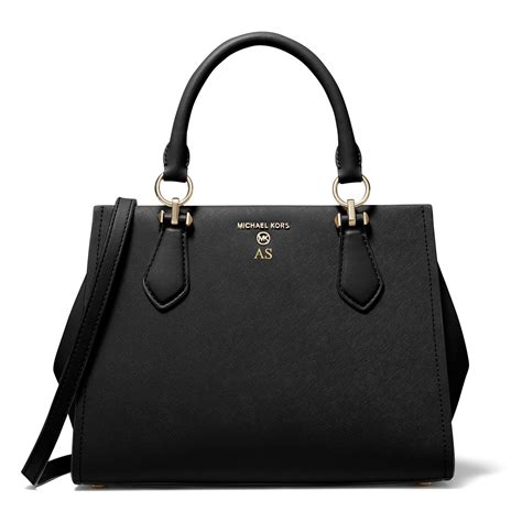 michael kors sutton medium satchel black|michael kors medium marilyn satchel.